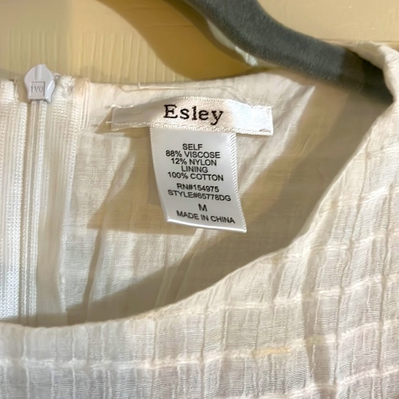 Dress Boutique Ruffles Esley Viscose Layers Cream Size M Beach Romantic Sheer - Picture 2 of 13